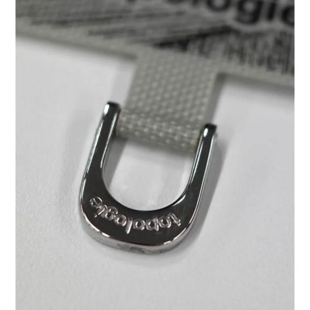D-Ring Phone Strap Adapter Crossbody Cord Case Attachment Gray Topologie NEW